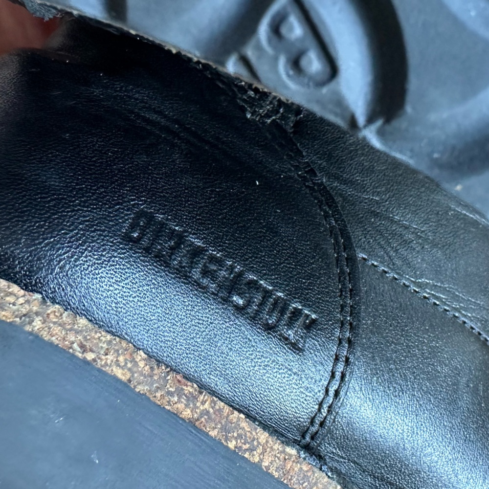 BIRKENSTOCK Black Shearling Lined Leather Boots Size 37 Zip Up - Picture 2 of 10